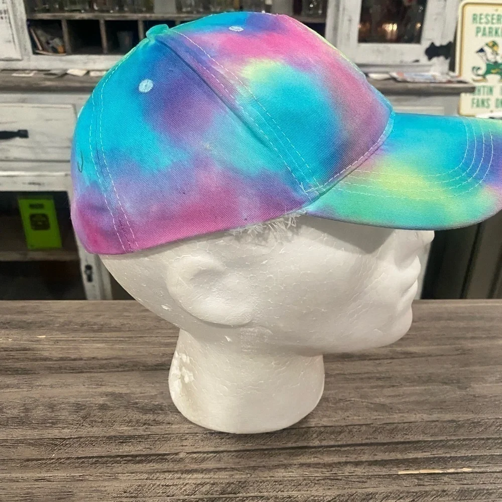 Youth Kids Tie Dye Colorful Hat